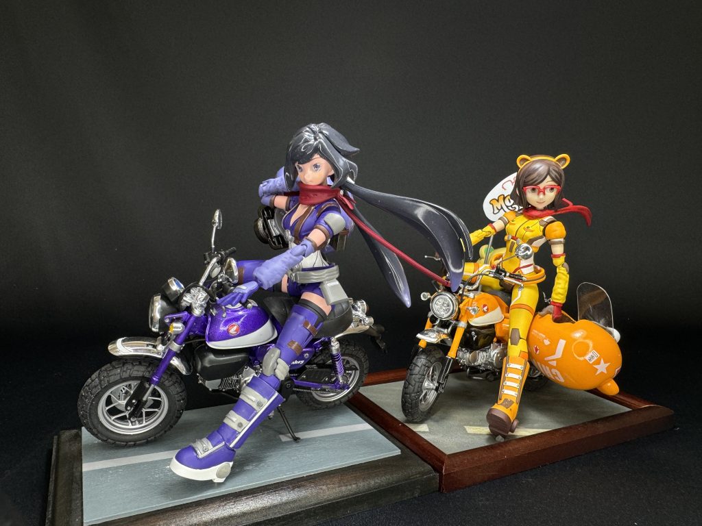 以前に製作した『モンキー・チナ』ちゃんと一緒に❤️