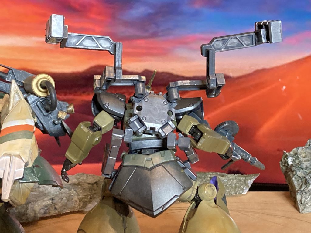 フォールディングアームス展開!ミサイルとビッグガンになるようですね^_^