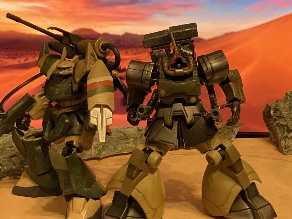 こうすると、フォールディングアームスは、ちょっとザクハーフキャノンのビックガンのような感じになります。HGには少し小さいスケールかなと感じましたので、Gフレームに合わせてみました。ジョイントもそのままで大丈夫👌今回もご覧いただきありがとうございました。