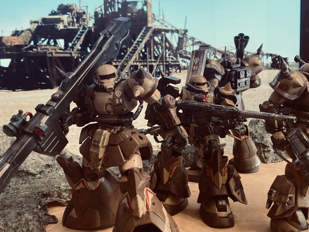 4機で作戦行動中!