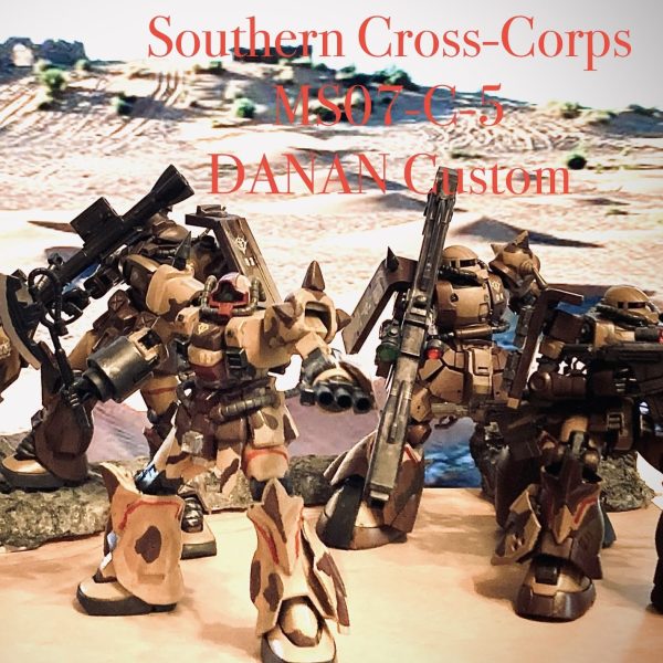 サザンクロス隊　ドム試作実験機ダナンカスタム