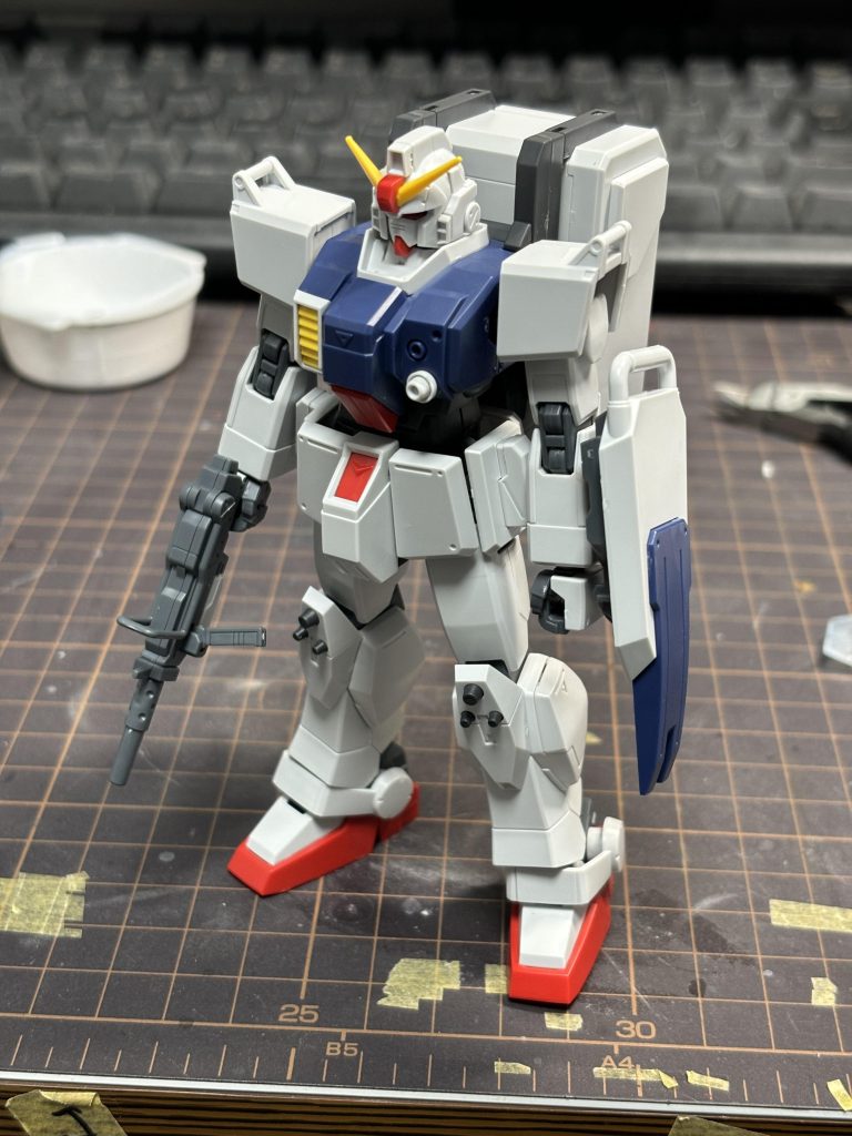 素組み。トップコートで終わりでもいいくらいですね。