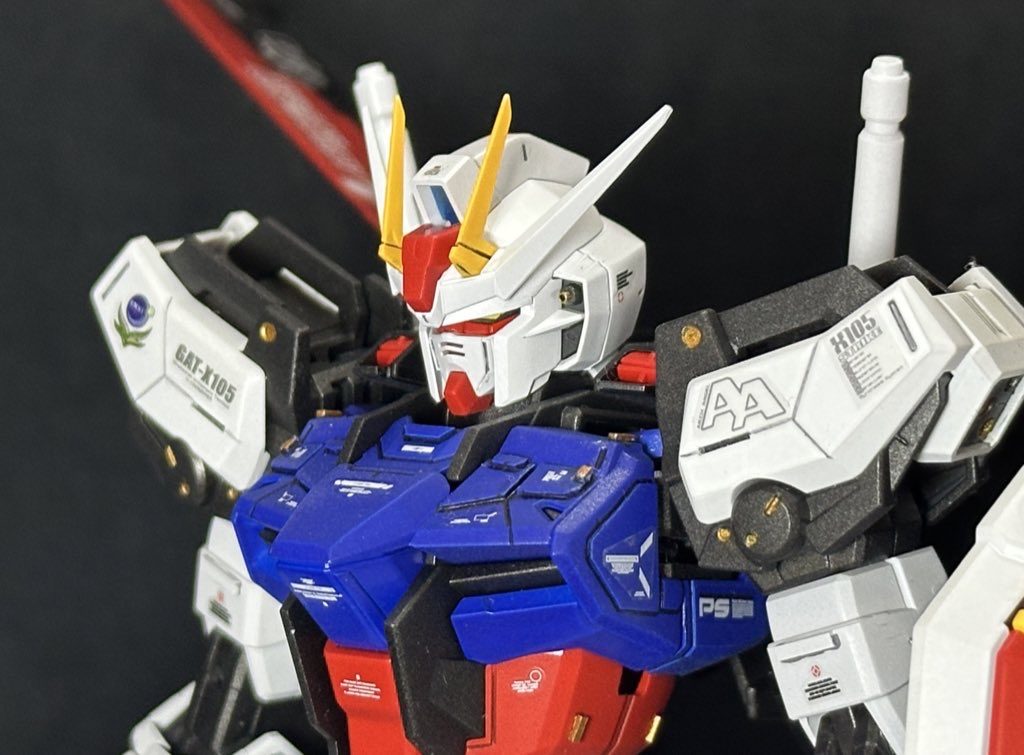 今回のお気に入り。胸部のプラ板追加はオリジナリティだせたかなー?バストアップ写真、結構気に入ってます!