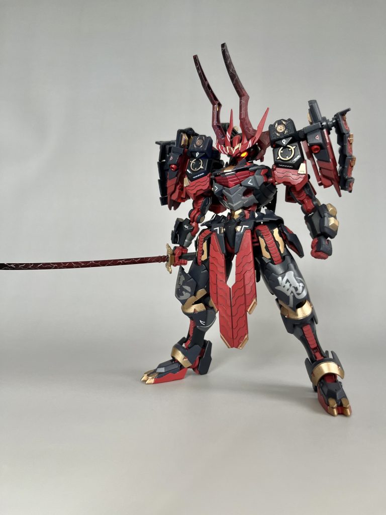 後ろを向いていた角をまえに向けてモードチェンジ!!