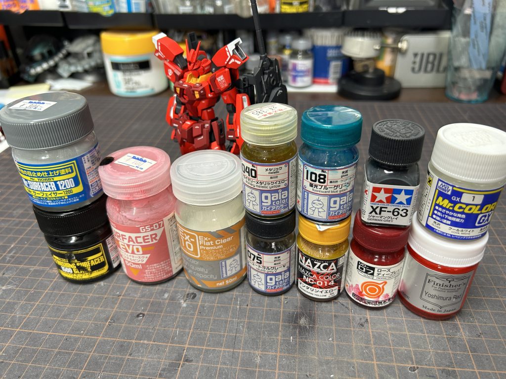 使用塗料一覧ガイアのプライマリーメタリックはセンサー類にピッタリだと思います。