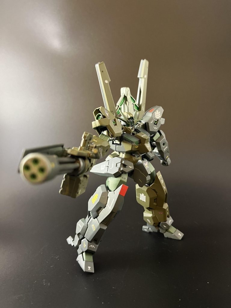 迷彩もすごく合うような気がします。素敵なキットでした！