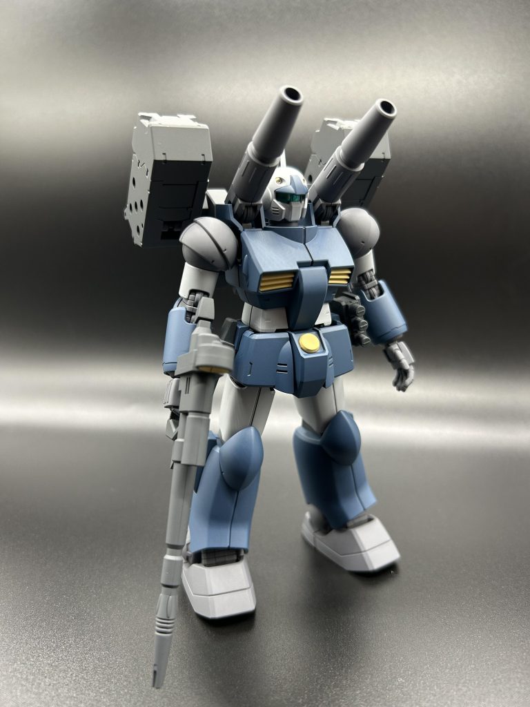 両腰にサーベル・ミサイルの追加、またバックパックをシュバルゼッテのものに変更して30MMのミサイルポッドを装着できるようにしました