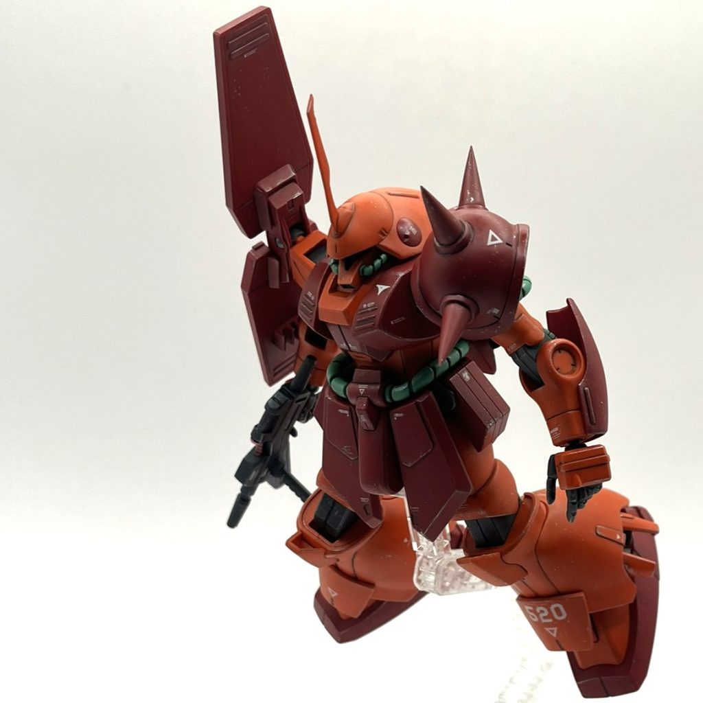 そのトラウマがあってか、マラサイはあまり好きなMSではありませんでしたが、最近はUCの残党マラサイの登場、バトオペ2でのいぶし銀な性能を目の当たりにし、今回の制作を通して非常に好感が持てるようになりました。機があれば是非MGの方も作ってみたくなりました。