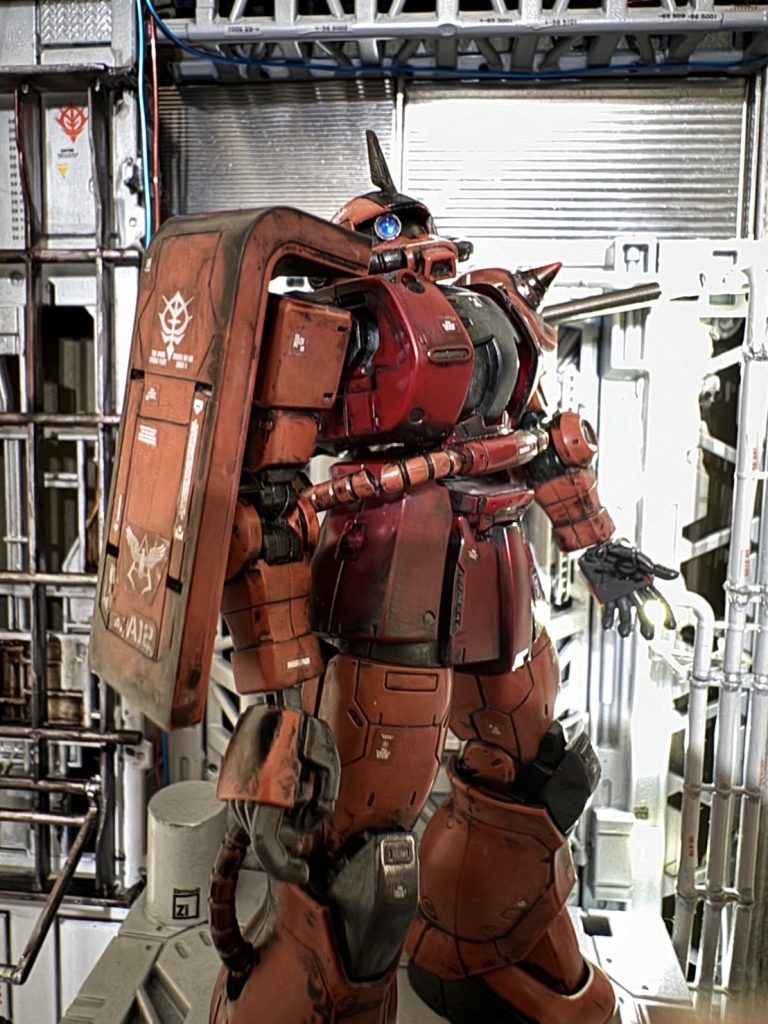 若き日のシャアが覚醒した時を出したくて作りました〜。 