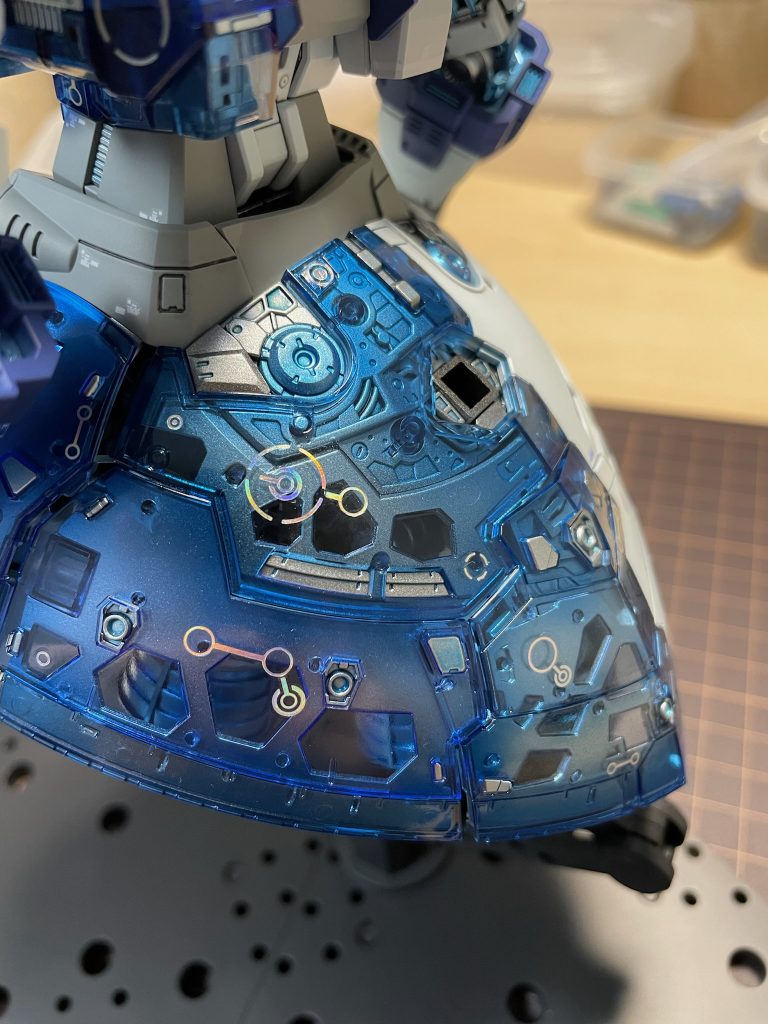 デカールでホログラムカラー(？)は初めて使いましたが正直似合いすぎですねこれは自画自賛してしまいます