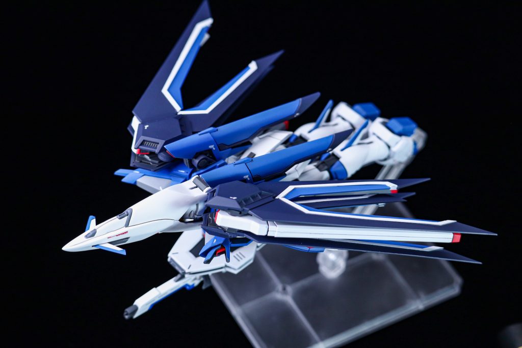 機種部分は前回作成した、イモータルジャスティスと同様インパルスのシルエットフライヤーを使用し変更しています。