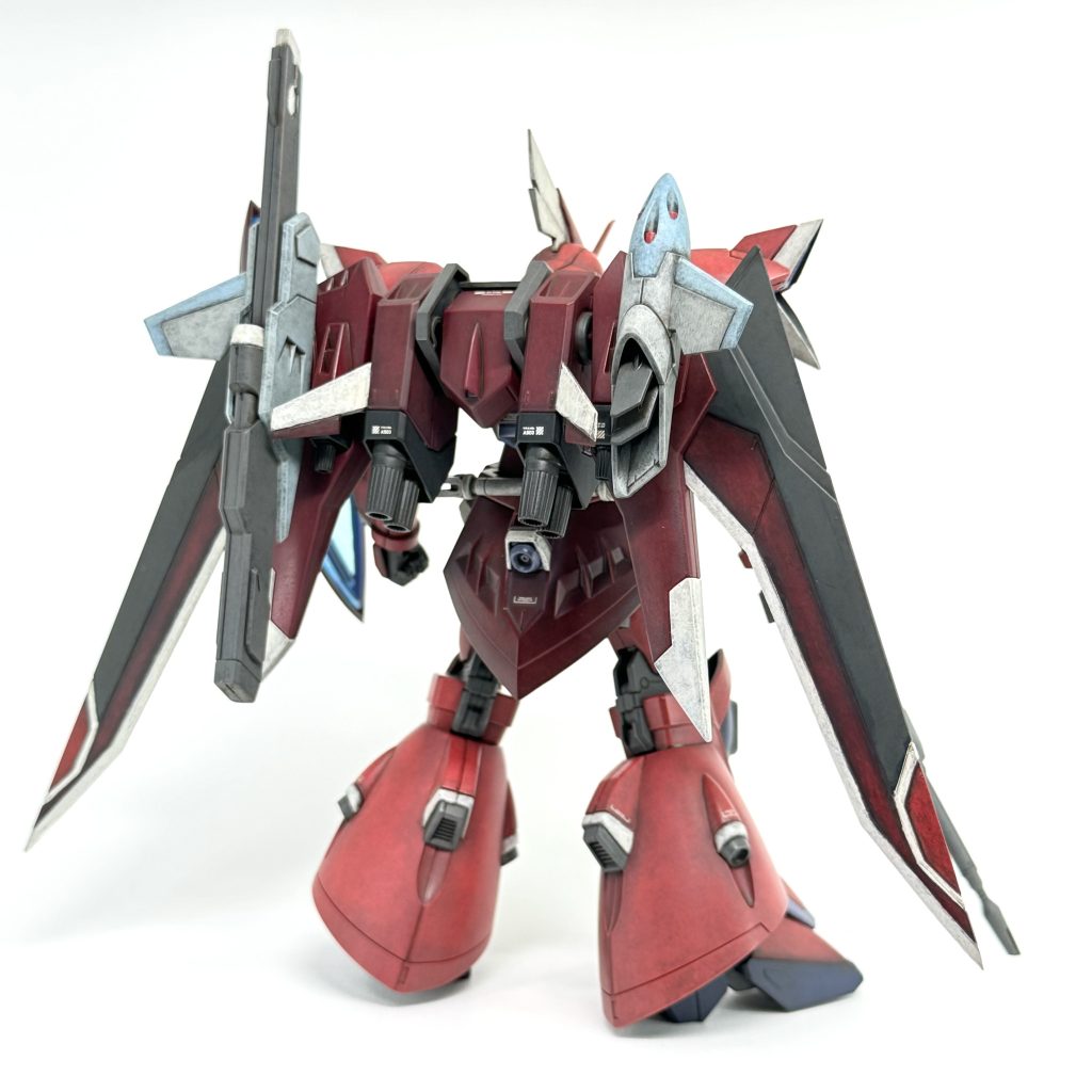 背面。塗り分けが地味に多かった…。