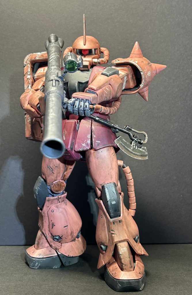 師匠いわく、シャアはこんなにボロボロにならないと😅💦　確かに、シャアごめんなさい😱