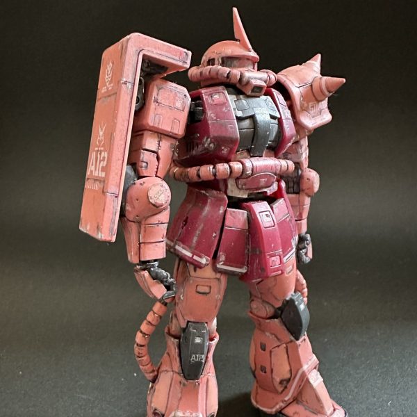 今月の成形色仕上げ ４月　ＲＧ　シャア専用ザク　