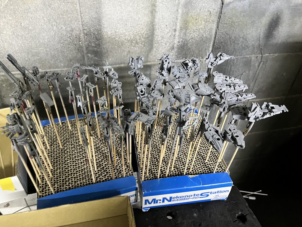 組立て&塗装で2週間かかりました🫠