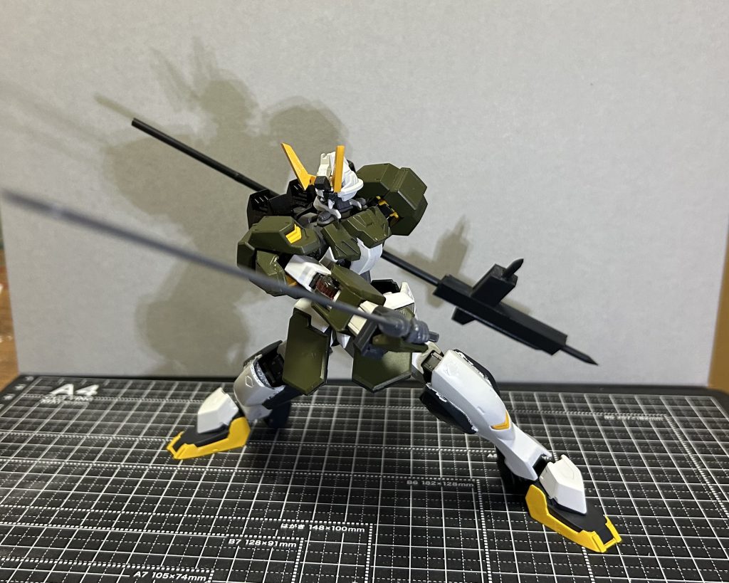 装備は潔く大太刀と槍のみ。射撃兵装は無しです。ここまでご覧頂きありがとうございました。「いいね」などくださると泣いて喜びます。