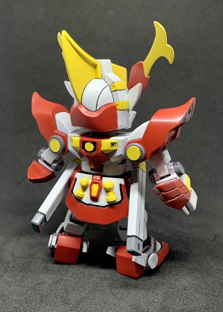 刀の鞘はプラバンから自作しました。