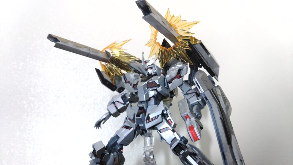 「ペガサスバインダー　キャノンモード」ペガサスバインダーの砲撃形態。一撃で大型モビルアーマーの装甲を撃ち抜ける火力を持つが、反動が大きくしっかりとした足場がないとまともに命中させることもできない。