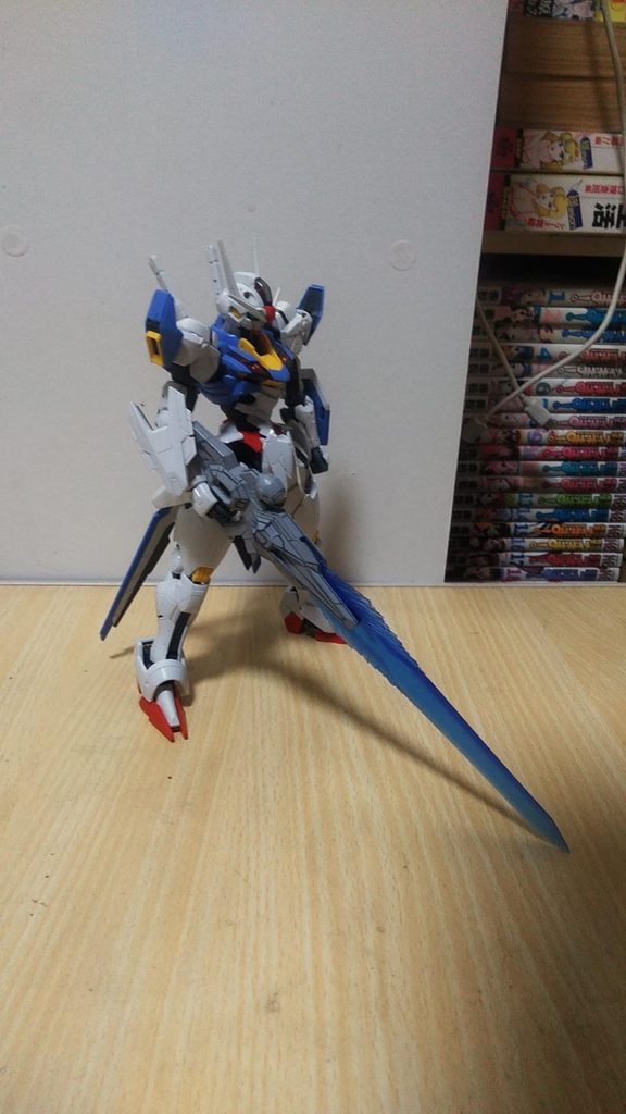 ビットオンフォームビームライフル サーベル状態手首の関節 指の隙間の為この状態が、ベストでした。