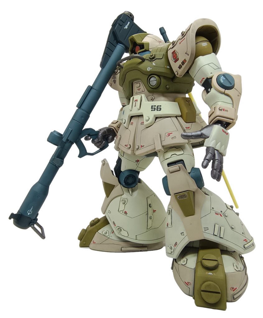 いつも通りのオリジナルカラー（今回はカーキ初使用）と適当ディテールアップです。あ、太腿(スカートの内側で）を2mmぐらい伸ばしました。時間かけ過ぎてやったことを忘れました。。。😅