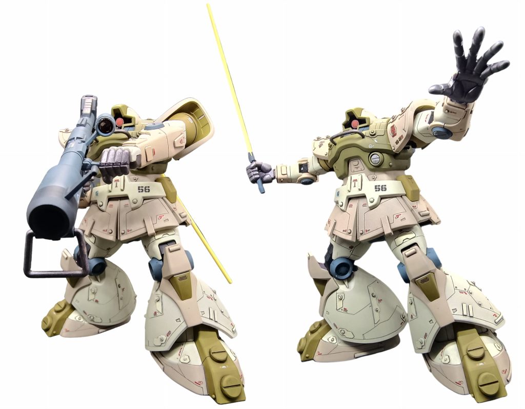 （初ドムで）キットの出来の良さに感動〜何もかもカッコいい〜😍！以下、いつもの妄想スタートです！！！