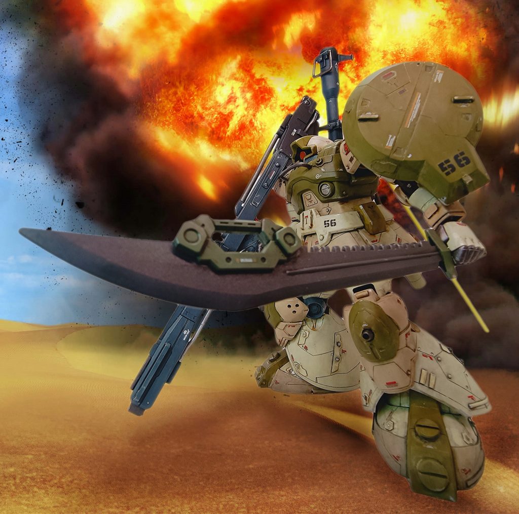 念願が叶って手に入れたシステムウェポン004は、神セットですね😁！この大型剣以外にも対艦砲orスナイパーライフルがあり、ナガモノスキーにはたまりません🤤