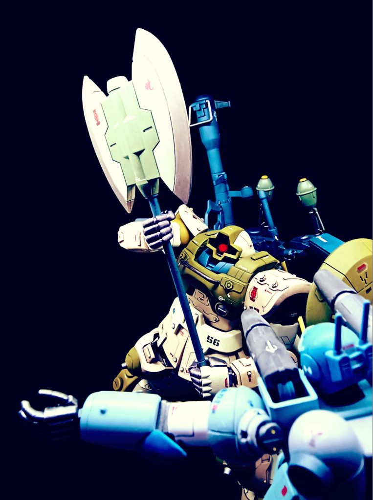 逆バージョン、ドムの逆襲〜ｗかっこ良いサムネだったのでパク・・・じゃなくてコラボさせて頂きましたｗライトアップが上手くできなので、画像加工でそれっぽく。オリジナルと比べて、イマイチ迫力不足😅オリジナルは↓↓ですhttps://gumpla.jp/hg/1898683https://gumpla.jp/hg/1898683 編集画面では、リンクのサムネが出るのに、投稿するとテキストだけになる。。。なんで〜😭😭→ガーラIIIさん方式で出せた😁