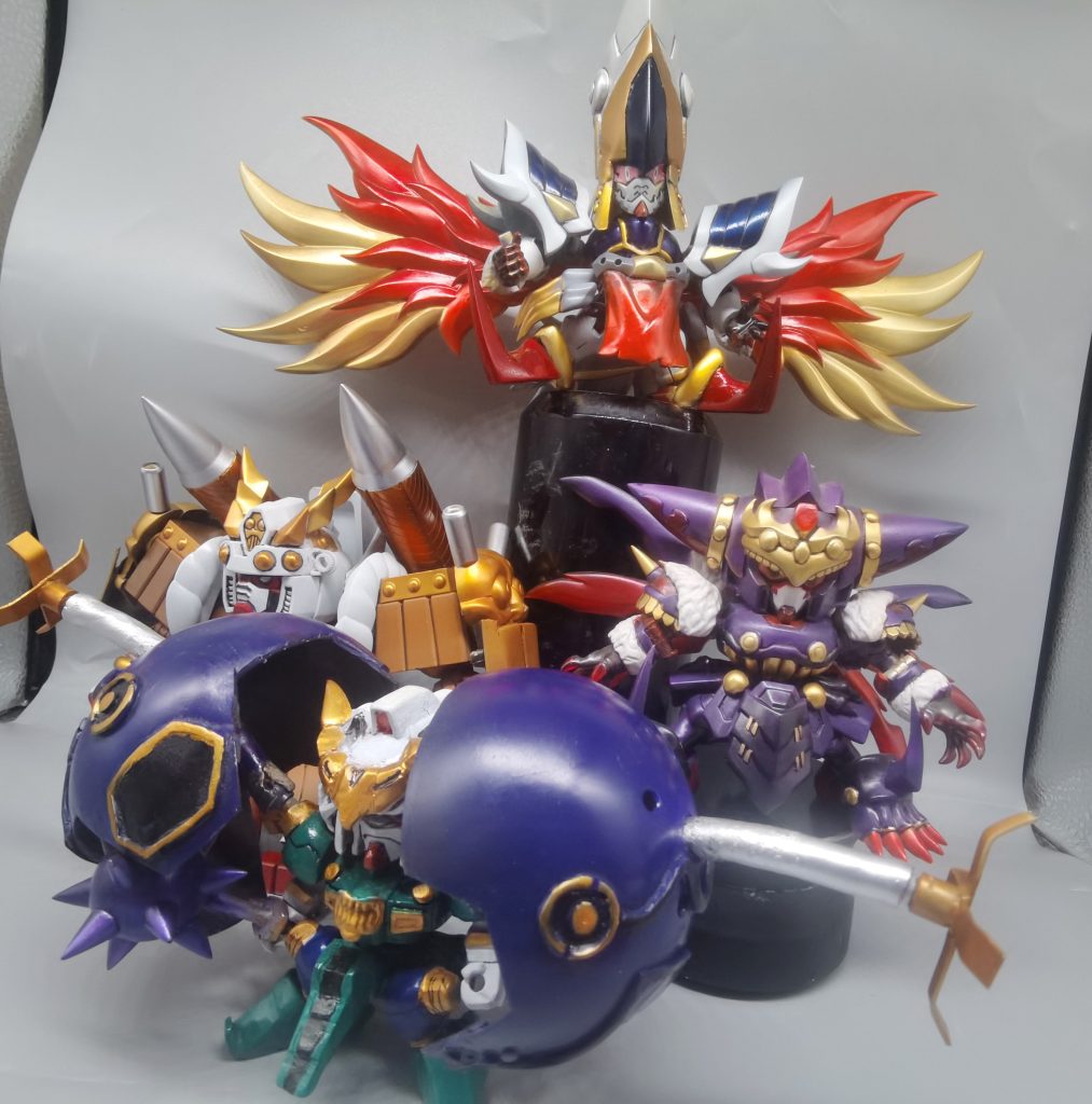 南方四天王大合体グランドマスター·ガンダム–2枚目/制作者：明日の 小气球🎈維