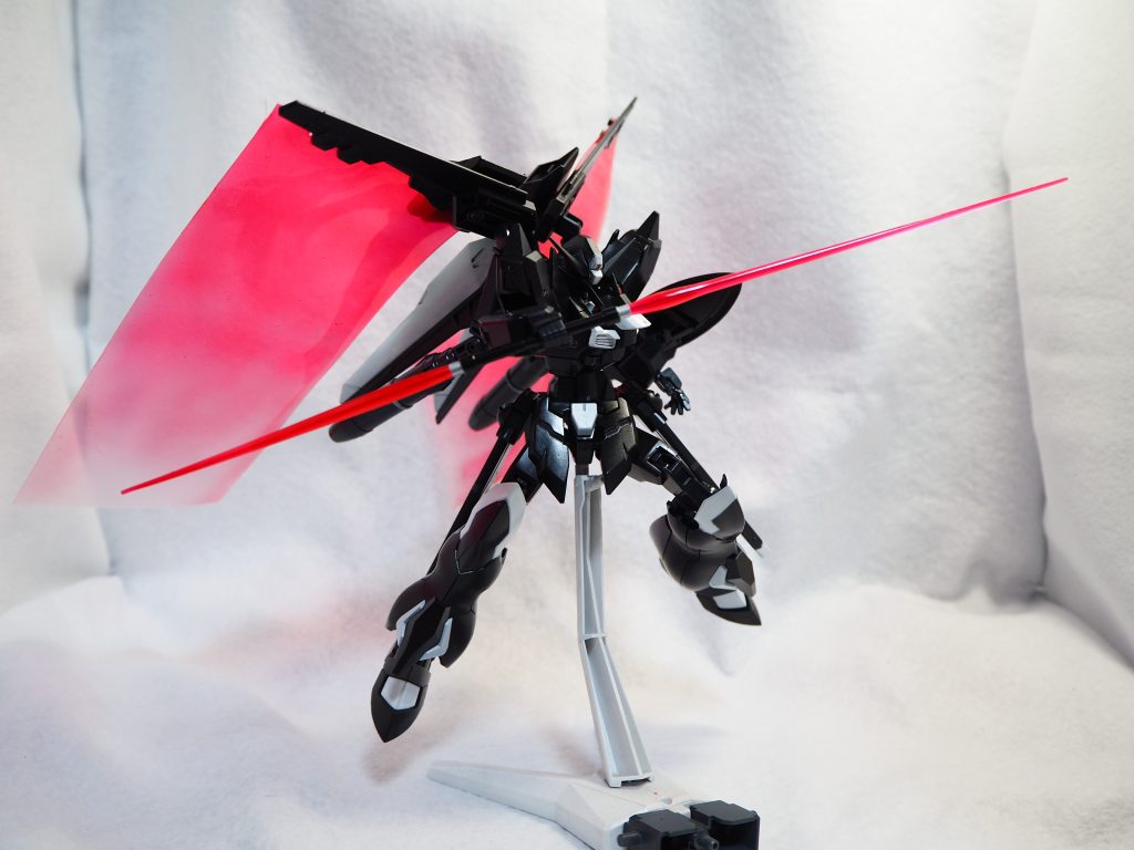 ビームマント+アンビテクストラスハルバードマントはクリアファイルから切り出して塗装して作ってます。グラデーションうまくできた