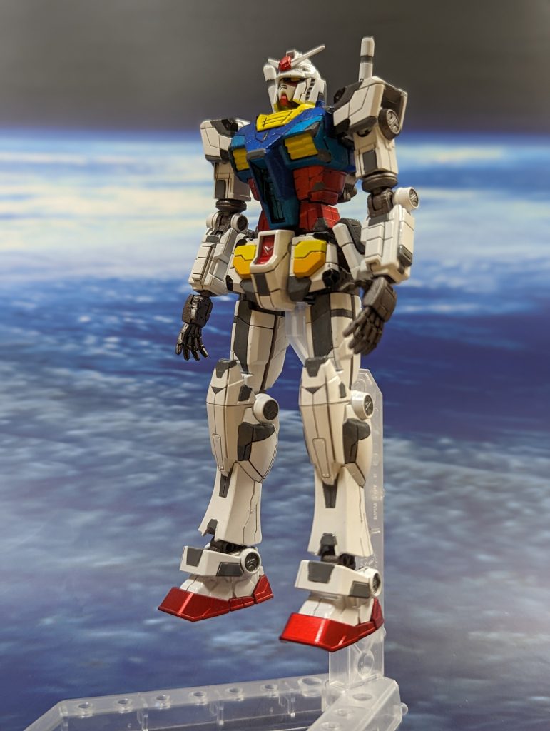 いやー部分塗装やり過ぎたw筆でササッと思ったけど結局マスキングしたからエアブラシでやりゃ良かったw