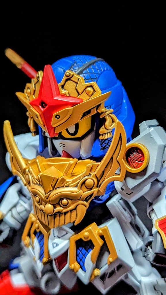 隠密ガンダムエアリアル、78代目武者頑駄無、曹操倚聖の装、RX-78NT-1を使いまし。輝羅鋼は封印しました。