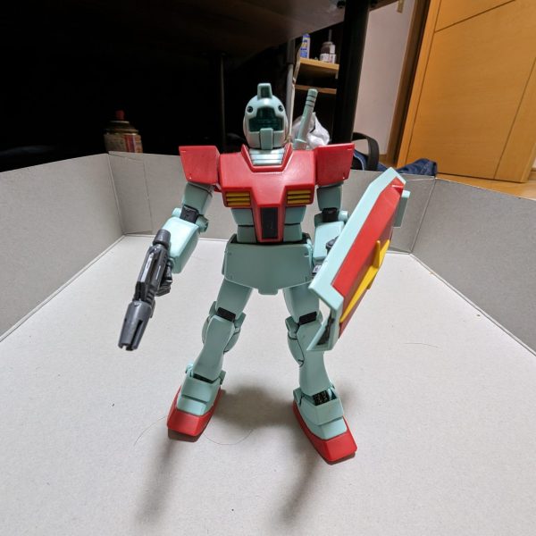 ジムの日　息子作HGUCジム