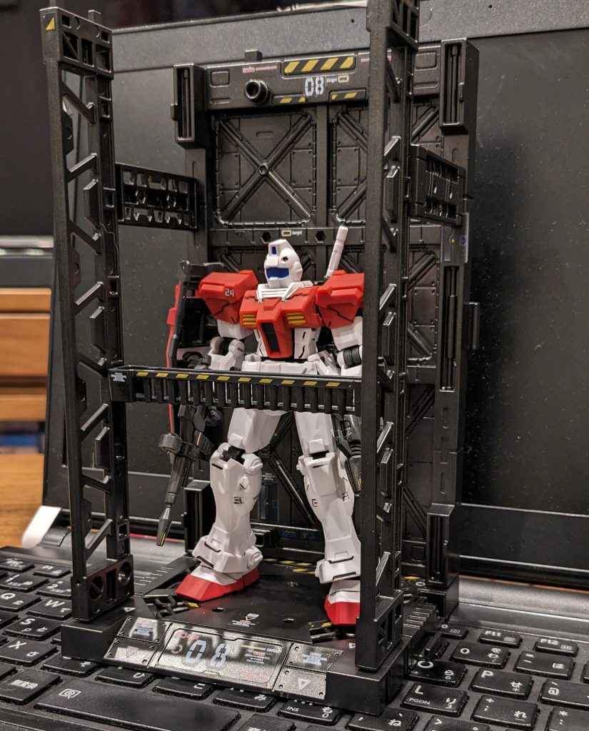 Gフレームジム単体を其々撮影し