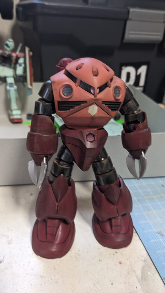 こちらも軽く汚して…