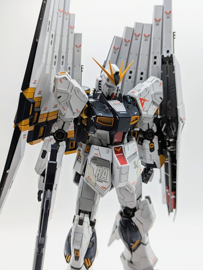 MG　νガンダムverKaダブルフィンファンネル全塗装改修–2枚目/制作者：kenshira0123