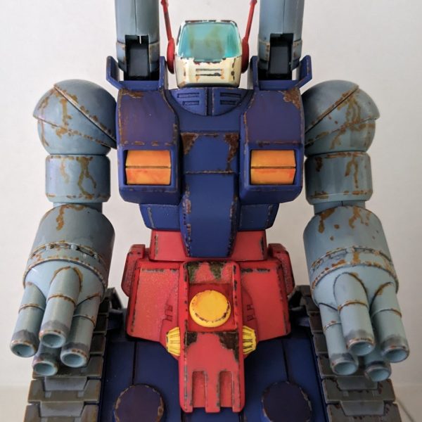 放置ガンタンク／サビ追加、履帯破壊