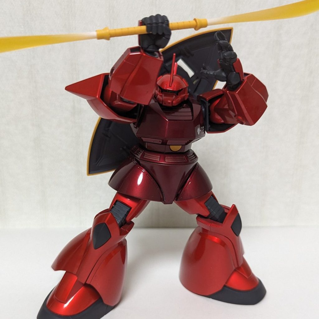 ガンプラ　HG　シャア専用ゲルググ　全塗装　完成品 Yahoo!オークション - HGUC シャア専用 ゲルググ 塗装済み 全