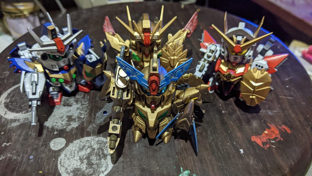 ちーびー戦士も4体そろうと圧巻♪