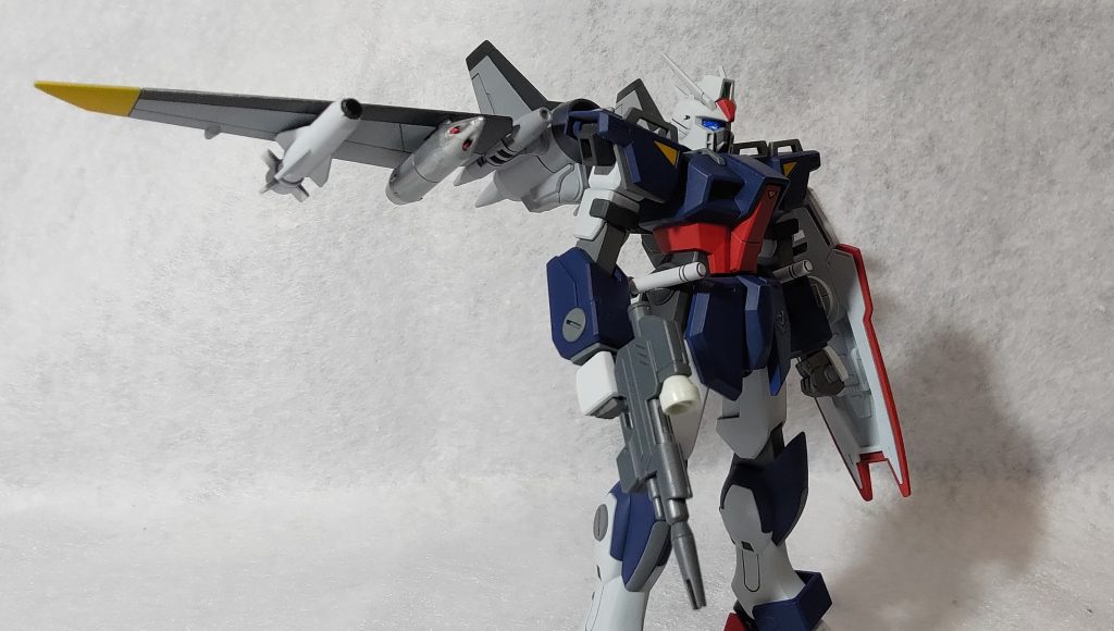 種死登場時のジェットストライカーとビームカービンで