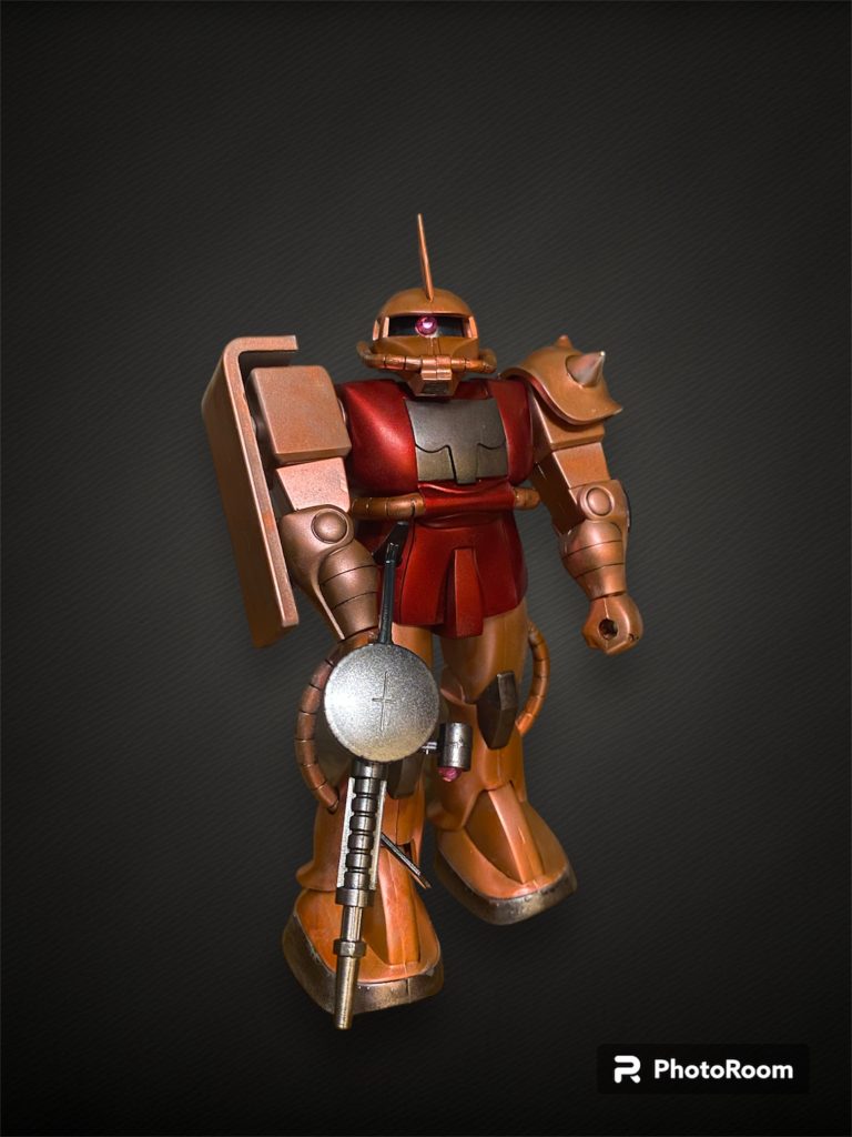 HGと比べると頭がデカい。でもそこが良い。