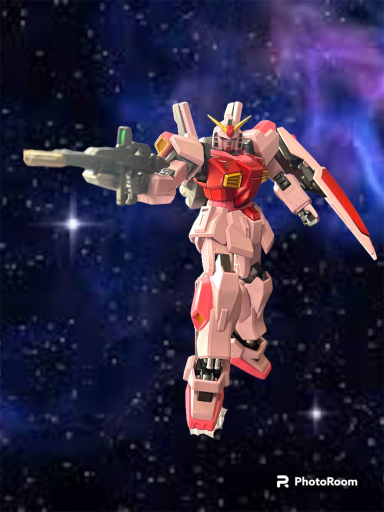 ストライクルージュの配色を参考に塗装。