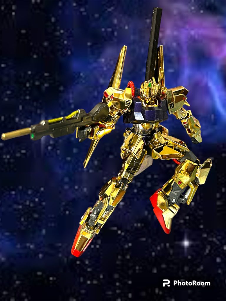 胸部と赤い部分はキャディ塗装。フレームはガンメタで塗装してます。その他細かい部分塗装。まぁ…こんなもんですかね？🤔www 