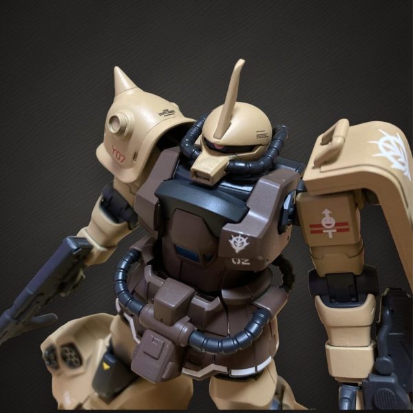 グフフライトタイプ カスタム デザートカラー完成