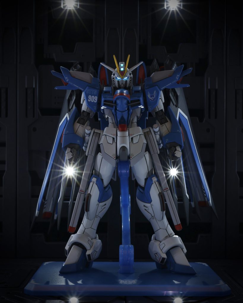 ツインアイは蛍光塗料を用いてブラックライトで発光表現