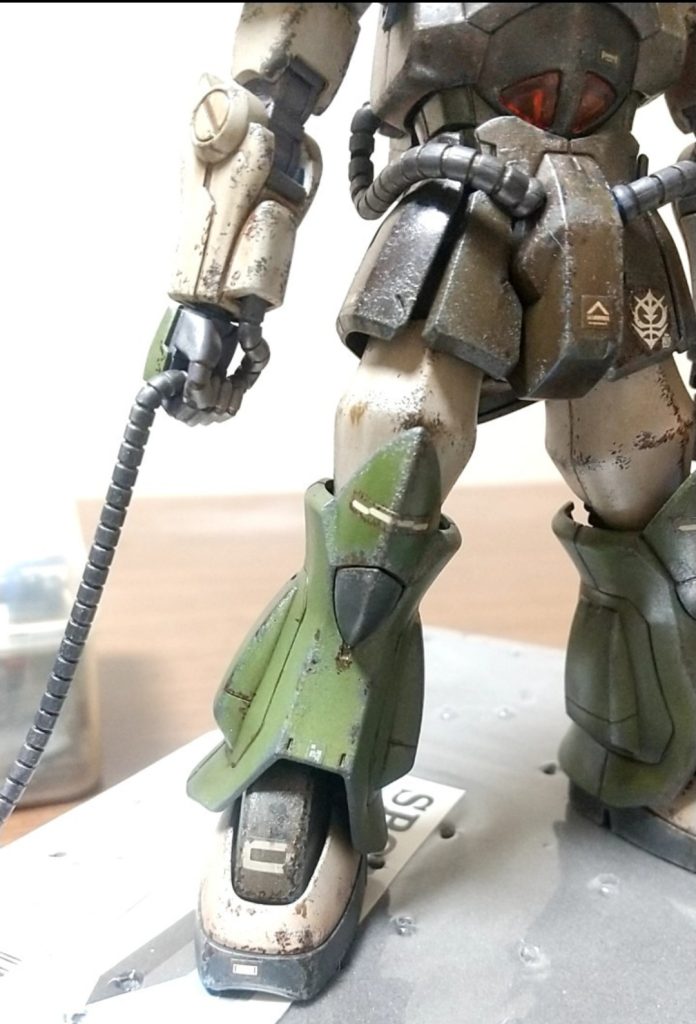 自分が今出来るウエザリングを施しましたが歳のせいかハズキルーペで制作裸眼だとなんとなくしか見えないのが残念です