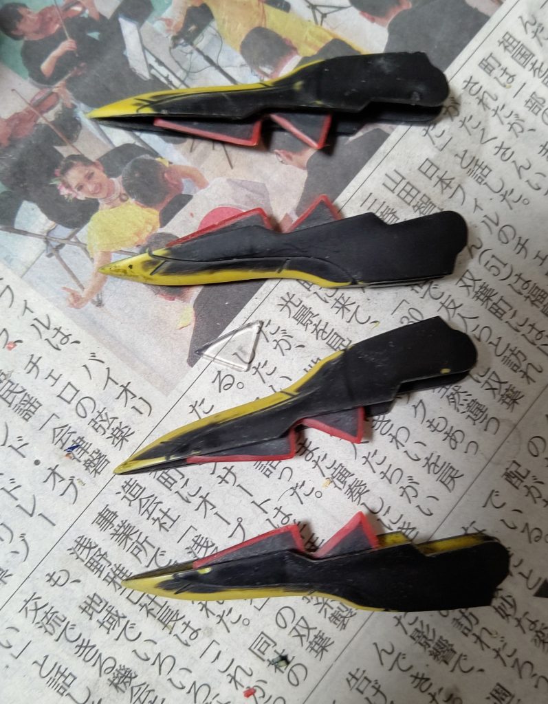 ドラゴンハングのシャープ化作業中の状態です。