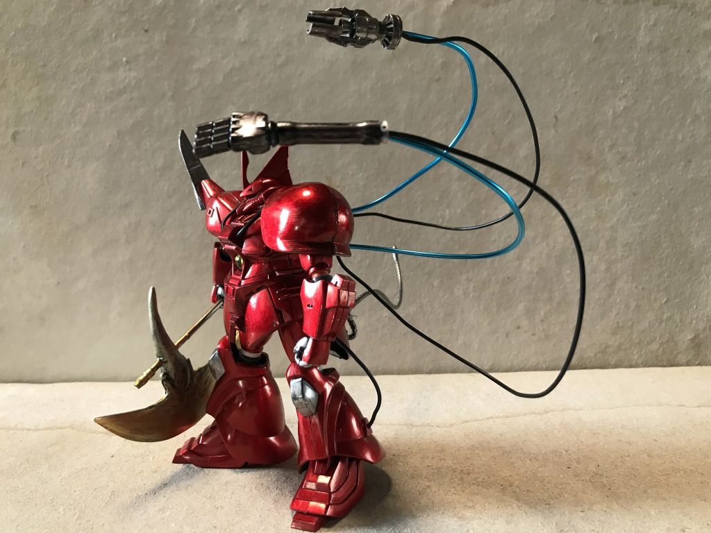 ガンダムマーカーのロイメタレッドが若干キャンディ感出しやがりました、、、笑笑　good job...笑笑👍