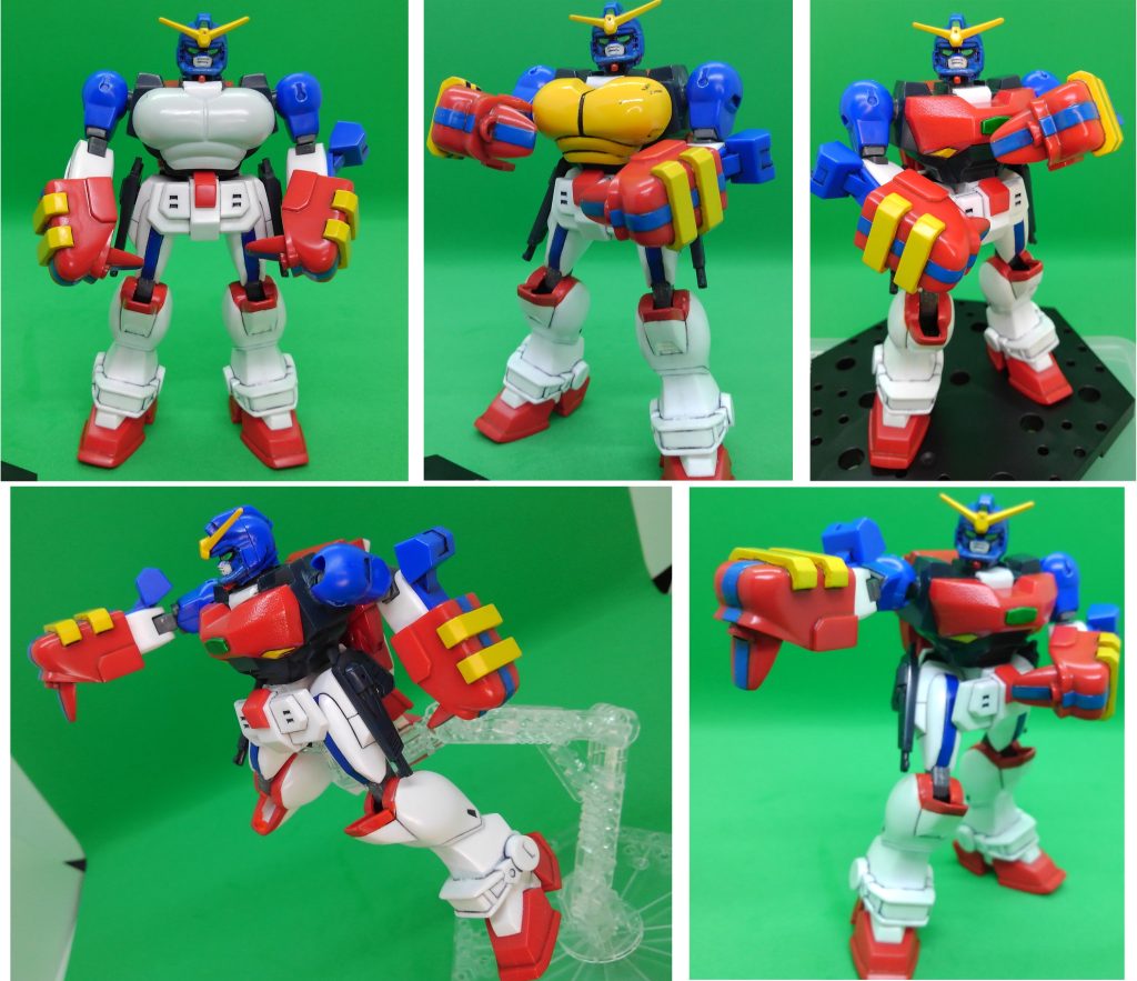 ボクサーモード追加パーツセット(中古で購入)に付属の胸パーツは、さすがに大きすぎるように感じたため、今回の加工内容には含めないこととしました。今後に、改造して実装しようと考えています。