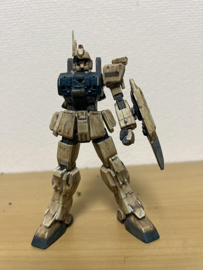 オマケ被害者のEz-8君。まだウェザリングがうまくなかったころの奴なので被害者になっていただきました。今後バトルシーンとかが出たらこの子がやられてます。