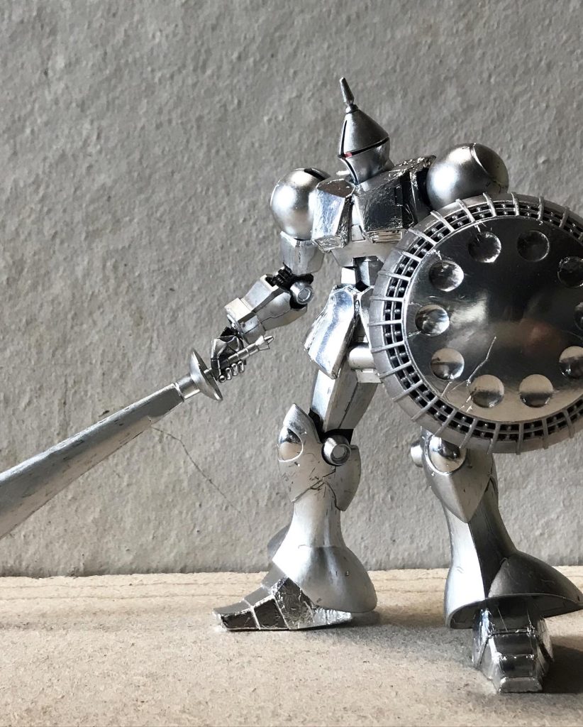 膝のアルミ部が良い感じになったかな?と自己満病また発症しました👍笑